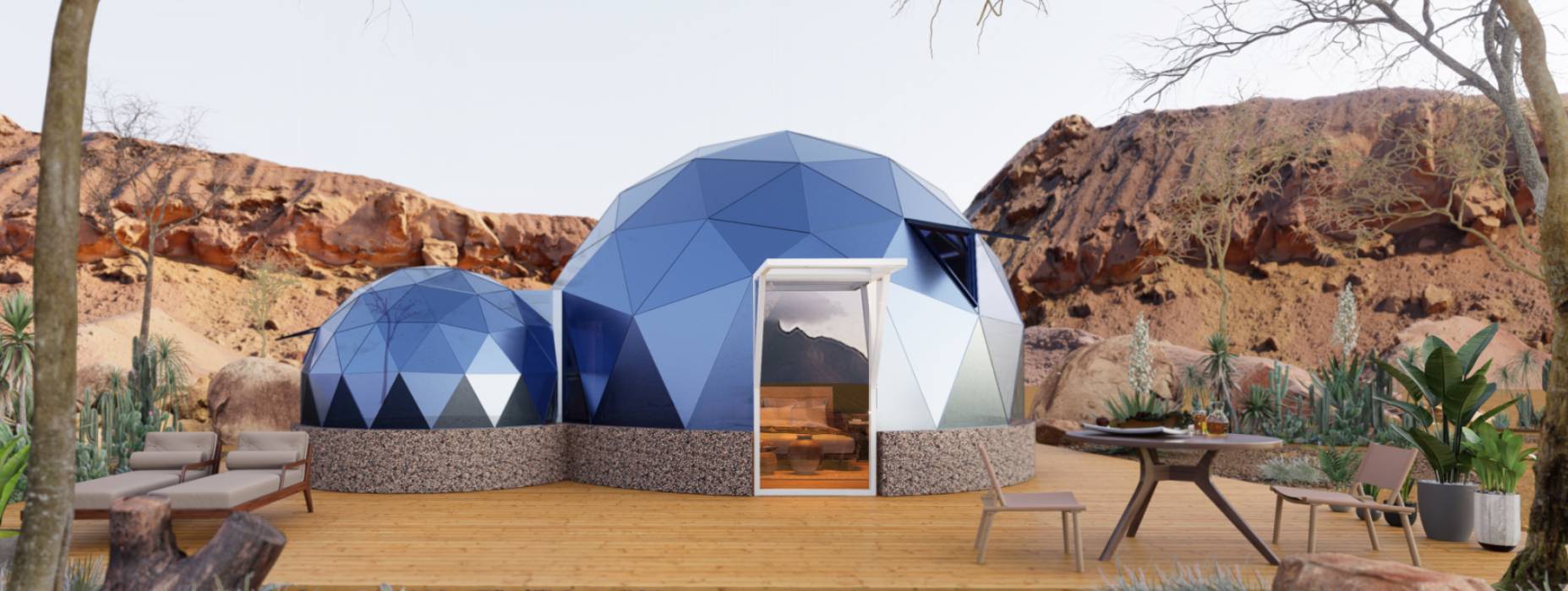 高陵县球形智能光伏玻璃星空房